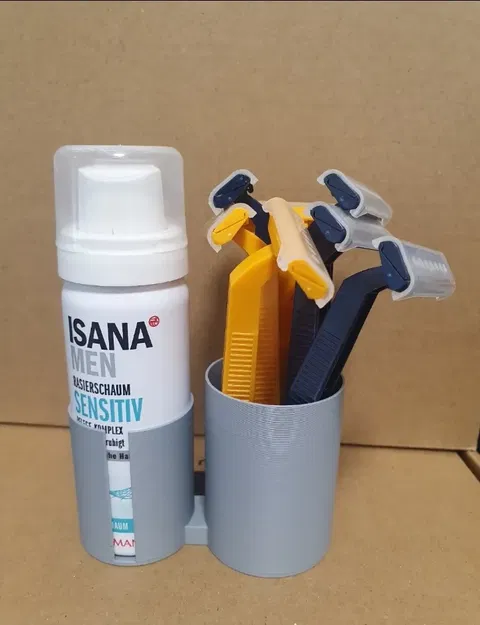 Giá đỡ đơn giản cho dao cạo và kem cạo râu - Image 1