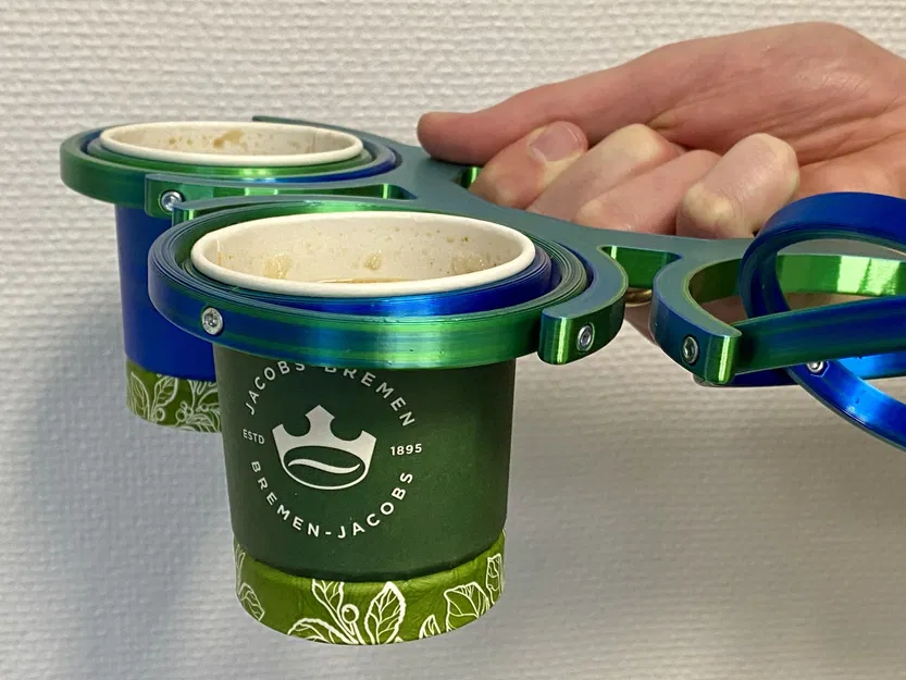 Giá đỡ cốc ba chiều cho máy bán hàng Klix - Ø69,5mm - Image 2