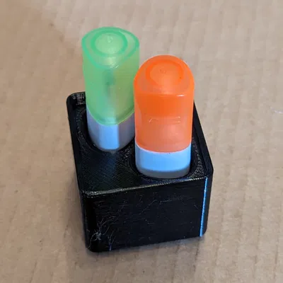 Giá đỡ cho hai bút đánh dấu nhỏ Gridfinity