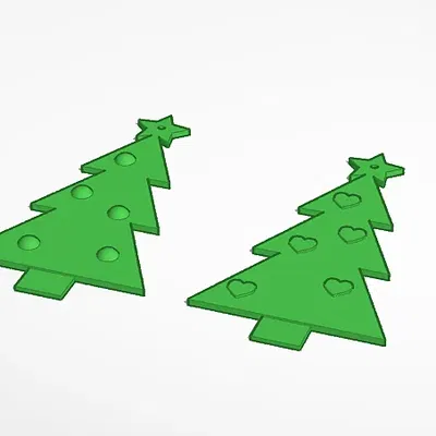 Cây thông Giáng sinh dễ thương và thân thiện