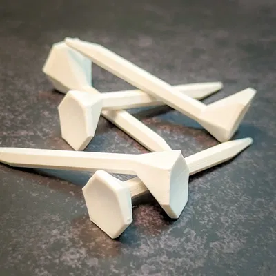 Tee golf thiết kế low poly hiện đại dễ in