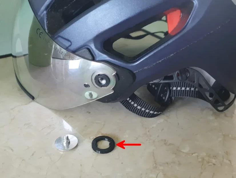 Đĩa khoảng cách thay thế cho kính bảo vệ mũ bảo hiểm UVEX - Image 3