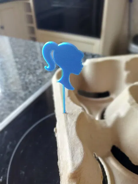 Đế trang trí hình Barbie cho bánh ngọt - Image 2