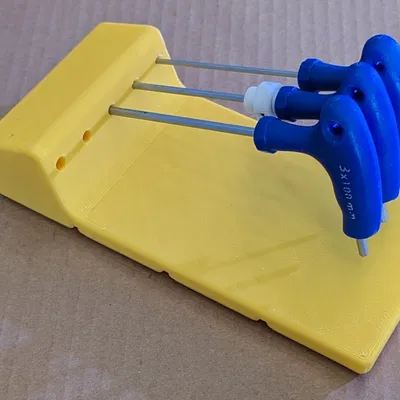 Giá đỡ chìa khóa Allen Gridfinity với tay cầm