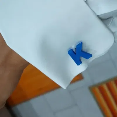 Cufflinks hình chữ K độc đáo cho phong cách nam giới