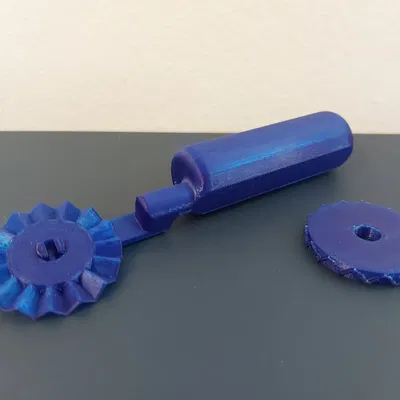 Bánh xe cắt Play-Dough dễ in 3D