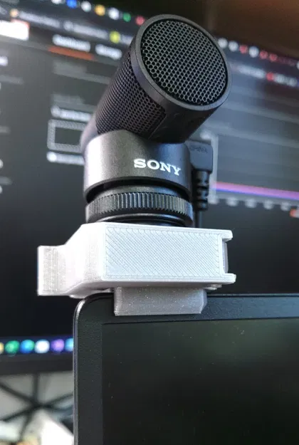 Giá đỡ cho microphone SONY ECM-G1 dùng trên tripod và màn hình - Image 2