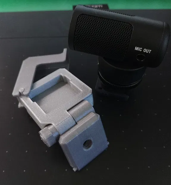 Giá đỡ cho microphone SONY ECM-G1 dùng trên tripod và màn hình - Image 3