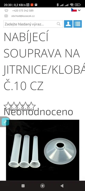 Bộ phụ kiện nạp jitrnice/klobásy số 10 CZ - Image 2