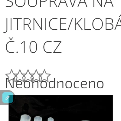 Bộ phụ kiện nạp jitrnice/klobásy số 10 CZ