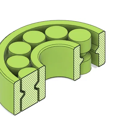 Vòng bi 608 in tại chỗ cho máy in 3D