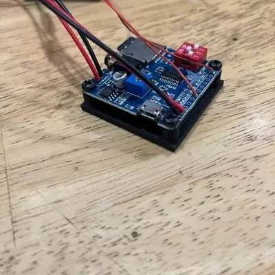 Giá đỡ cho máy phát MP3 trong mô hình 3D