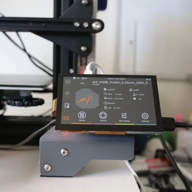 Giá đỡ màn hình Raspberry Pi cho máy in Ender 3 - Image 1