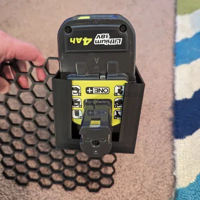 Giá đỡ pin Ryobi cho tường lưu trữ tổ ong 2 kích thước