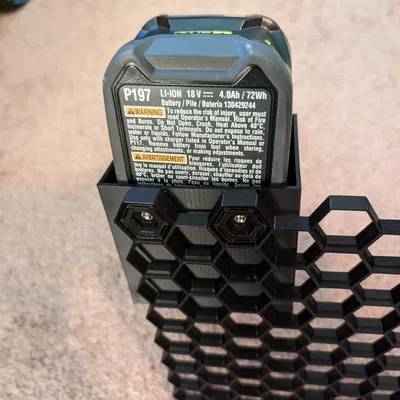 Giá đỡ pin Ryobi cho tường lưu trữ tổ ong 2 kích thước