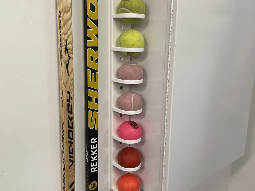 Giá đỡ bóng tennis/hockey treo tường chắc chắn - Image 1