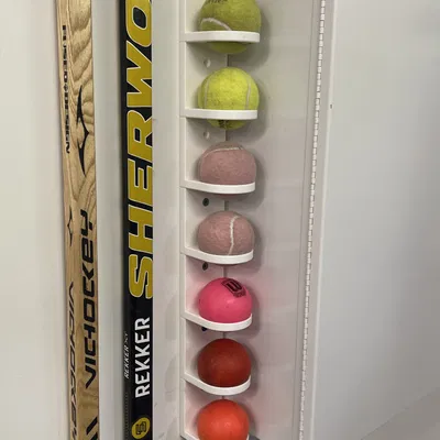 Giá đỡ bóng tennis/hockey treo tường chắc chắn