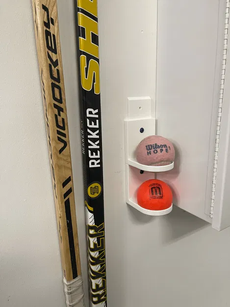 Giá đỡ bóng tennis/hockey treo tường chắc chắn - Image 2