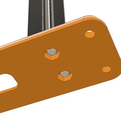 Giá đỡ cuộn filament Ender 3 đơn giản cho máy in 3D