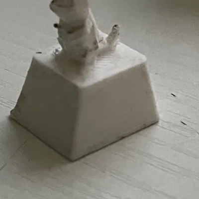 Móc khóa keycap Charmander phong cách low poly