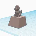 Móc khóa keycap Charmander phong cách low poly - Thumbnail 4