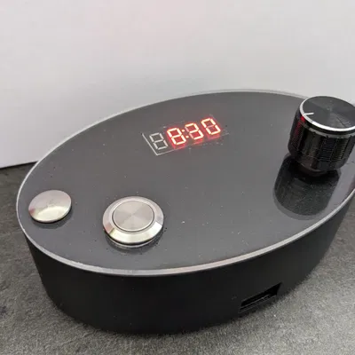 Đồng hồ hẹn giờ nhà bếp hình tròn sử dụng pin lipo