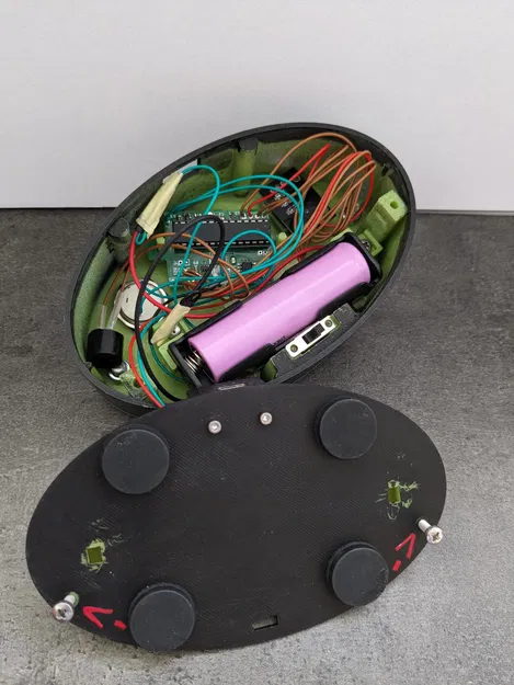 Đồng hồ hẹn giờ nhà bếp hình tròn sử dụng pin lipo - Image 3