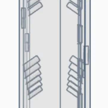 Hộp đựng chìa khóa 24 ngăn treo tường đơn giản và đẹp mắt