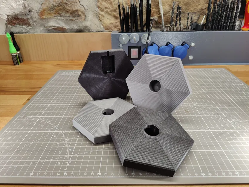 Đế đèn hình lục giác cho đèn Moonside Neon Lighthouse - Image 2