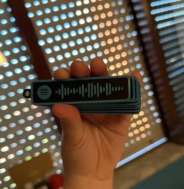 Bộ sưu tập móc khóa Spotify với các mẫu thẻ âm nhạc - Image 1