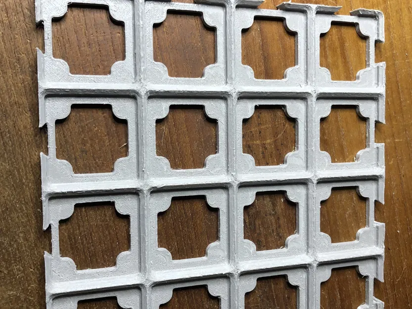 Bảng đế Gridfinity (1x1 đến 4x4) có rãnh và khớp nối - Image 1