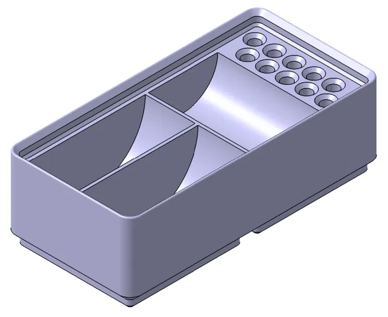 Khay đĩa mài tương thích Gridfinity D.38 và D.22mm - Image 2