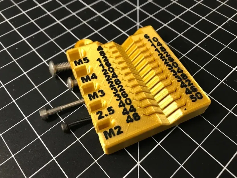 Thiết bị đo vít mét - M2/2.5/3/4/5 dài 4-50mm - Image 2