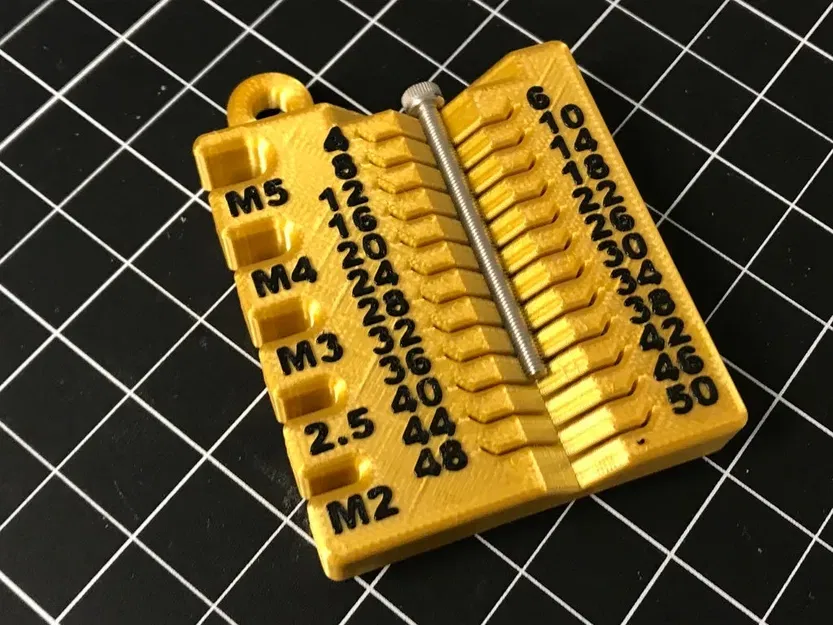 Thiết bị đo vít mét - M2/2.5/3/4/5 dài 4-50mm - Image 3