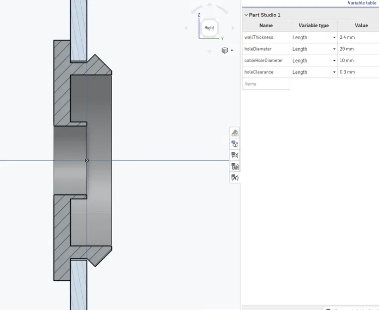 Průchodka cho cáp vào hộp điện TPU với nhiều kích thước - Image 4