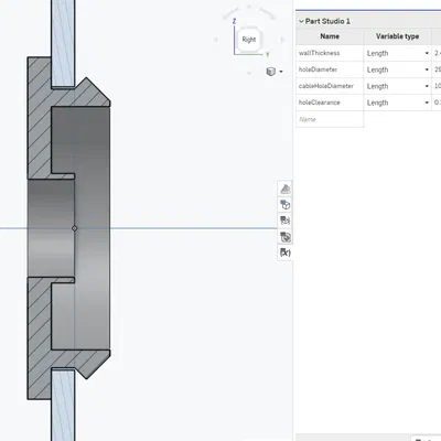 Průchodka cho cáp vào hộp điện TPU với nhiều kích thước