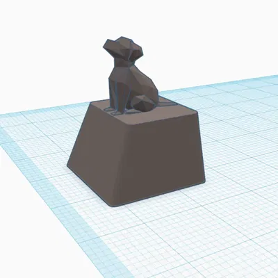 Mô hình keycap chó dễ thương cho bàn phím