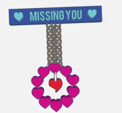 Biểu ngữ "Nhớ Bạn" dễ thương dành cho người bạn yêu quý - Image 1