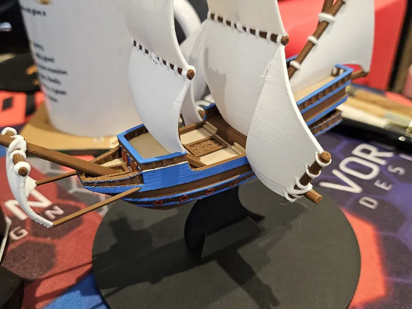 Mô hình tàu bay galleon giả tưởng MMU Remix tương thích DnD Spellj... - Image 1