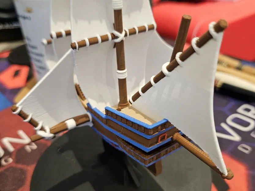 Mô hình tàu bay galleon giả tưởng MMU Remix tương thích DnD Spellj... - Image 2