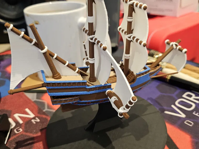 Mô hình tàu bay galleon giả tưởng MMU Remix tương thích DnD Spellj... - Image 3