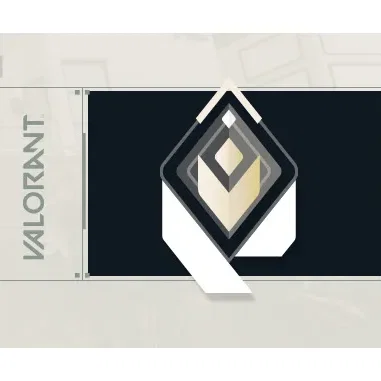 Biểu tượng huy hiệu hạng Radiant trong Valorant