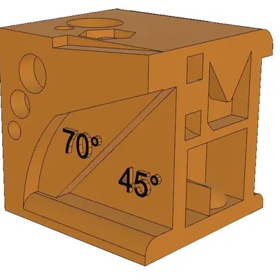 Khối lập phương hiệu chuẩn hoàn toàn tham số 3D