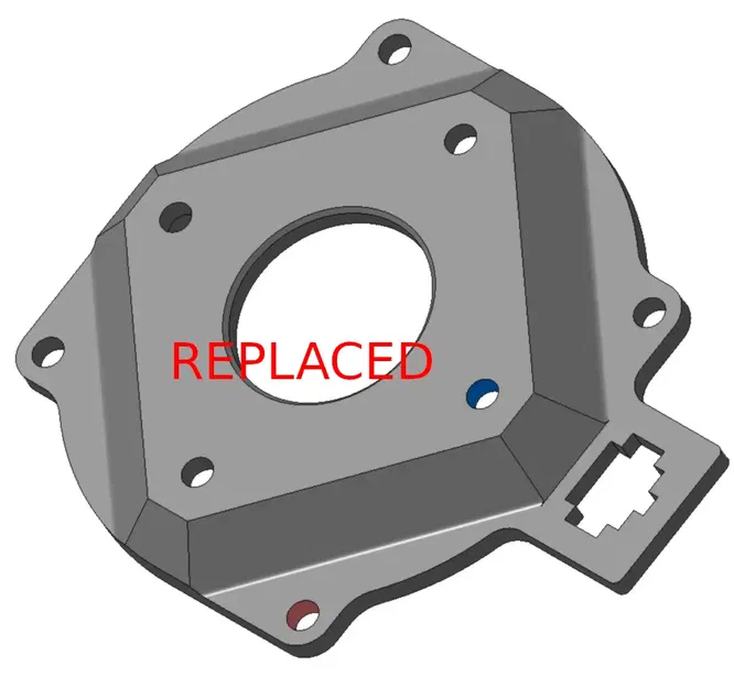 Giá đỡ động cơ E cho máy in 3D K8200 nâng cấp 2 - Image 1