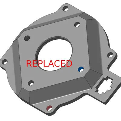 Giá đỡ động cơ E cho máy in 3D K8200 nâng cấp 2