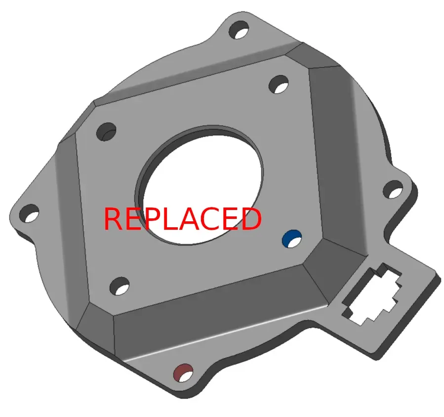 Giá đỡ động cơ E cho máy in 3D K8200 nâng cấp 2 1
