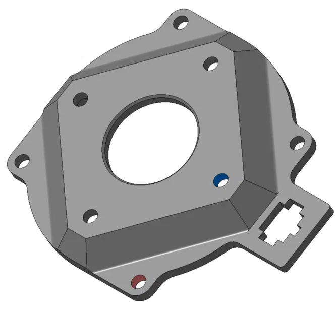 Giá đỡ động cơ E cho máy in 3D K8200 nâng cấp 2 - Image 2