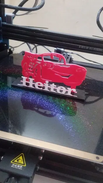 Mô hình trung tâm bàn tiệc ô tô Relampago McQueen - Image 3