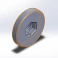 Bánh xe đơn giản cho nền tảng robot kết nối với động cơ - Thumbnail 2