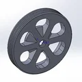 Bánh xe đơn giản cho nền tảng robot kết nối với động cơ - Thumbnail 4